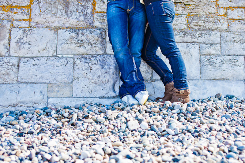 Llandudno beach, Leah and Ollie