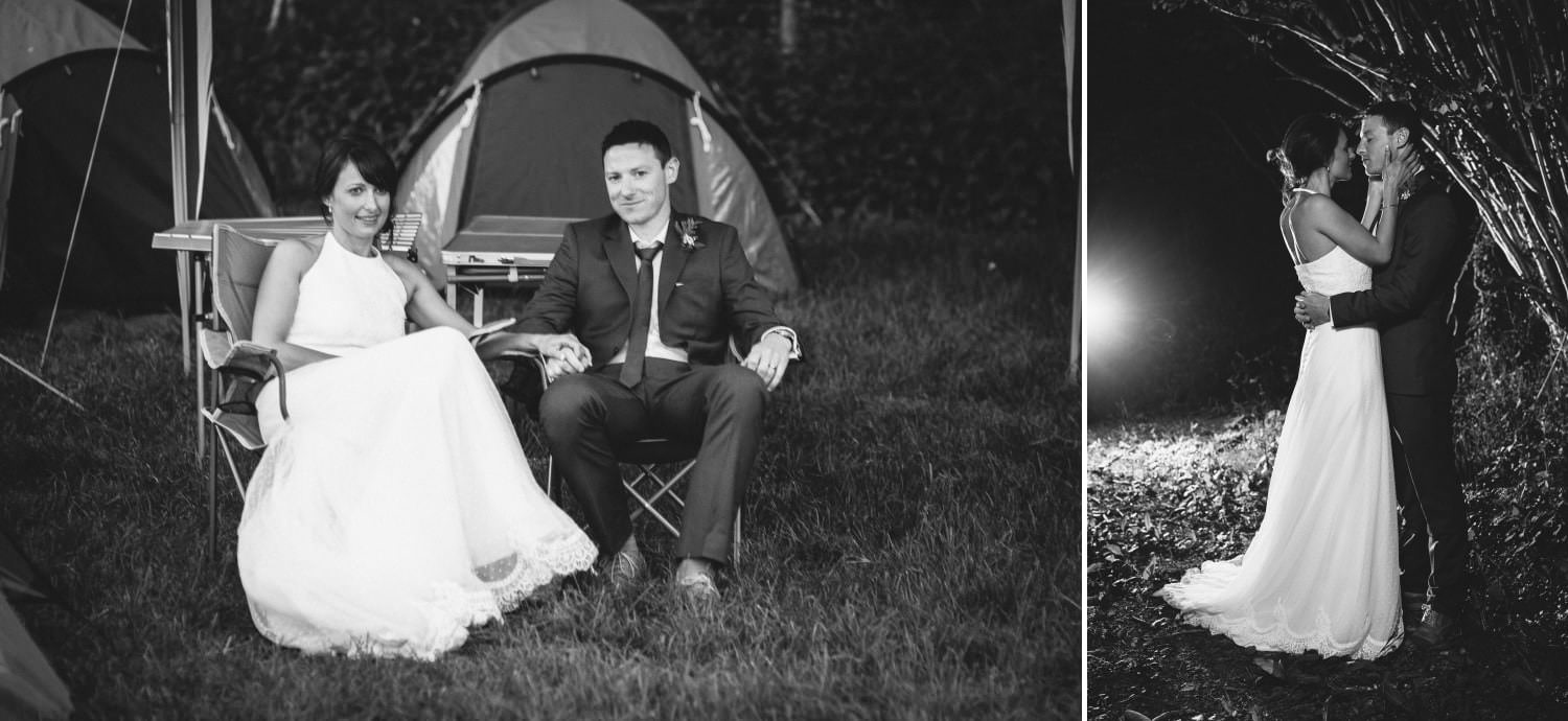 wedding photography natural black and white of couple north wales